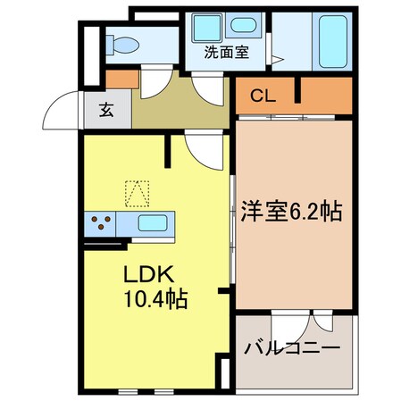 ポルチュラーカの物件間取画像